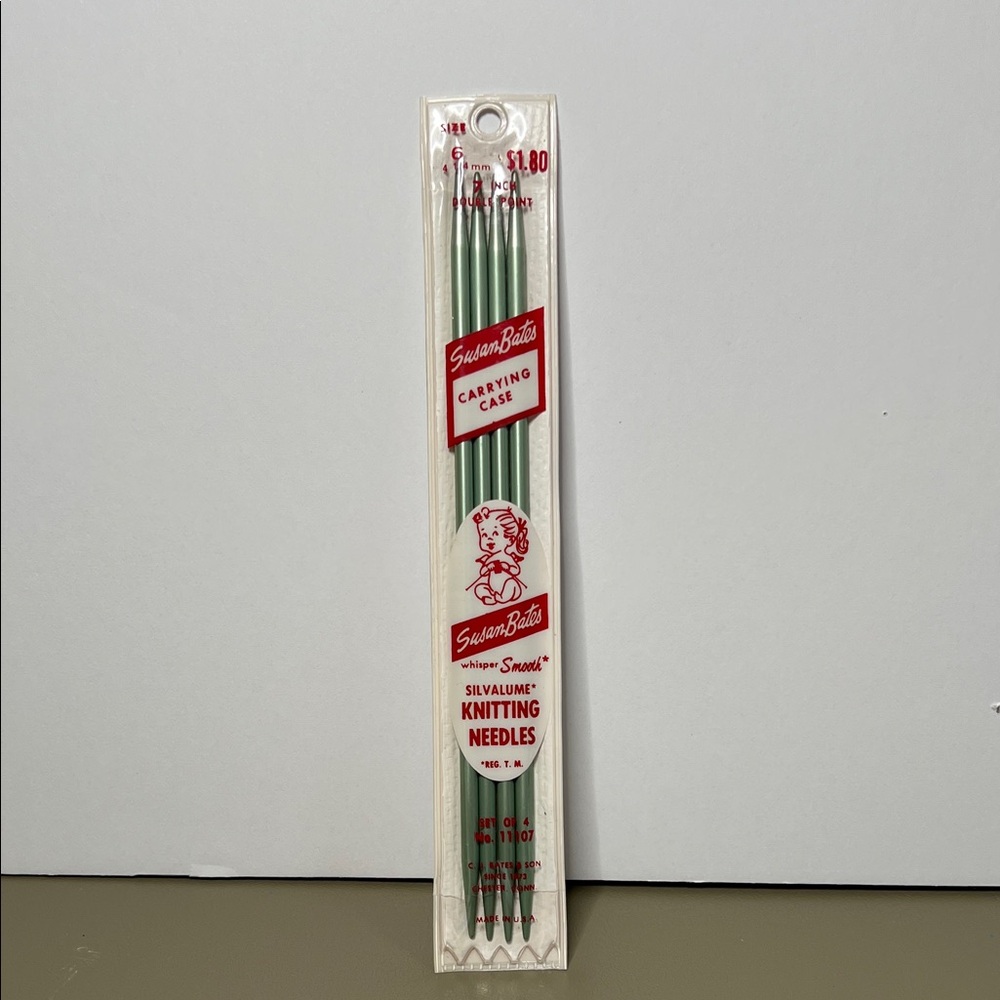 Silvalume Knitting Needles - Green